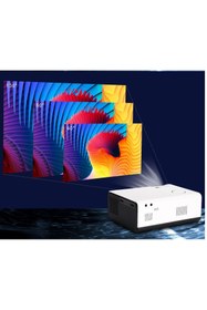 Resim asua Kablolu Kablsouz Wifi Projeksiyon Smart Sürüm 4K Desteği Netflix Youtube 