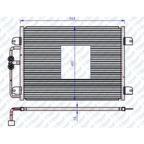 Resim Klima Radyator Kondenser Megane Scenic 1.4-1.6-2.0-1.9D 1996-2003 504617475 