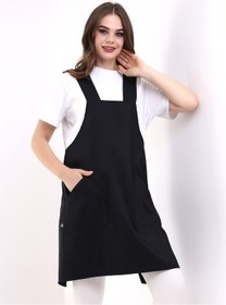 Resim Penuar Tek Parça Boya Önlüğü Siyah 