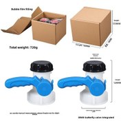 Resim Teltree 1000l Ibc Plastik Tank Açık Kapaklı Dn50 Kelepçe Valfi - Asit Ve Baza Dayanıklı, 2 Adet Uçak Kutusu Paketi 