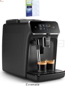 Resim Philips Evrekala Espresso Kahve Makinesi Philips Yeni Süt Köpürtmeli Otomatik Kahveci Yağ Sökücü Hediyeli 