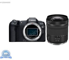 Resim Canon EOS R8 Body + RF 24-105mm f/4-7.1 IS STM Lens 