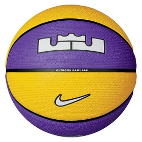 Resim Nike Playground 2.0 8P L James Deflated Unisex Basketbol Topu Mor 7 Numara N.100.4372.575.07 