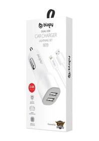 Resim Blogy 3.4A Dual Usb Araç Şarj Seti 