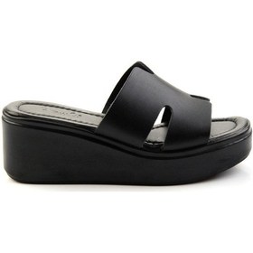Resim Siyah Leather Kadın Terlik K04628100003 Siyah 