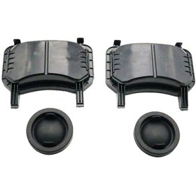 Resim Ford Mondeo İçin 4 Adet Araba Ön Far Lambası Toz Kapağı Kapağı Kabuğu 