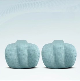 Resim Honeybeeshop İskandinav Yeşili Lüks Araba Koltuk Yastığı Delikli Tasarım Ayarlanabilir Başlık Konfor Destek 