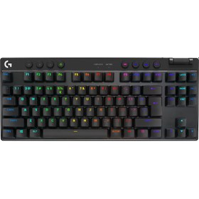 Resim Logitech G Pro x Tkl Lıghtspeed Kablosuz Oyun Klavyesi, Ultra Portatif Sayısal Tuş Takımsız Tasarım, Lıghtsync Rgb, Pbt Tuş Başlıkları, Tıklamalı Anahtarlar (Gx Brown), Ingilizce Q Klavye, Siyah 