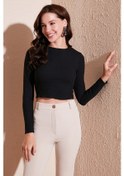 Resim Lela Kadın Bluz 5865416 Siyah 
