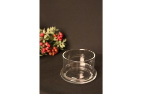 Resim Şeffaf Kapaklı Cam Saklama Kabı, Kahvaltılık ve Limonluk 96966 