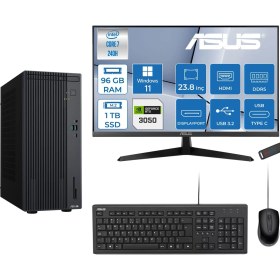Resim Asus Expertcenter P500MV Intel® Core™ Ultra 7 240H 5.2ghz Aı 96GB Ddr5 1tb SSD 23.8"120Hz 6GB/RTX3050 WIN11HOME Mini Tower Masaüstü Bilgisayar D724016512B0D23H33+ZETTAUSBBELLEK 