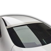 Resim Mercedes W205 C Serisi Uyumlu Coupe Cam Üstü Spoiler Boyalı 