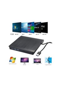 Resim Techtic Usb 3.0 Harici Dvdrw Slim External Cd Dvd Yazıcı Okuyucu 