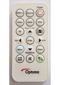 Resim Optoma Ir29033 S315 S316 W310 W312 W316 Wu334 X312 X315 X316 Projeksiyon Kumandası 
