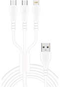 Resim Zipax Realme C11 (2021) Şarj Kablosu 3in1 Micro USB 3.1A - Snx-SC63 