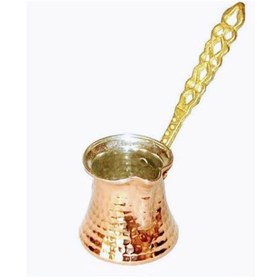 Resim Bakır Dövme Cezve Seti 3'lü 