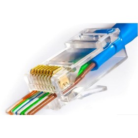 Resim Mykablo Yeni Nesil Ez Delikli Rj45 Network Jack - 1 Adet 