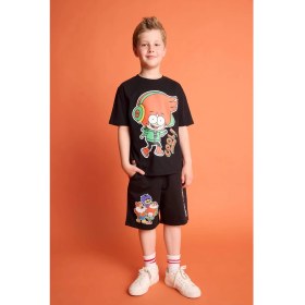 Resim DeFacto Süper 1 Takım New Regular Fit Bisiklet Yaka Kısa Kollu Tişört Erkek Çocuk H7926A826HS 
