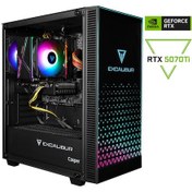 Resim Casper Excalibur E65L.147F-EFP0X-0HE i7-14700F 64 GB 1 TB SSD RTX5070Ti Dos Masaüstü Oyuncu Bilgisayarı 