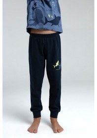 Resim Rolypoly Erkek Çocuk Mavi Pijama Takımı 5274-47552 Mavi 