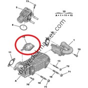 Resim Citroen C5 Aircross (2018-2024) 1.5 Blue Hdi Egr By Pass Aksiyoneri / Motoru (Orijinal) 