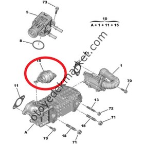 Resim Peugeot 208 (2019-2020) 1.5 Blue Hdi Egr By Pass Aksiyoneri / Motoru (Orijinal) 