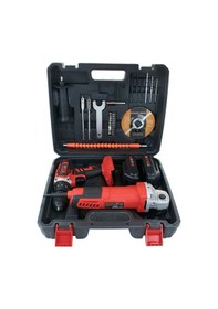Resim Kleco Ketm1875 18v/1.5ah. Akülü Darbeli Matkap Ve 750w Avuç Taşlama Set 