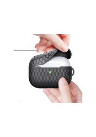 Resim Ekılıf - Apple Uyumlu AirPods Pro - Kılıf Darbelere Karşı Dayanıklı Koruyucu Silikon Kılıf Airbag 18 - Lacivert 