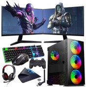 Resim I5 11400F 16GB 480GB SSD 1TB HDD 6GB GTX1660S Çift 24" Monitörlü (Gaming SET) Rogame