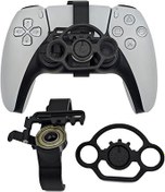 Resim BeisDirect Mini 3D Printing Steering Wheel for PS5 and PS5 Slim Game Controller Auxiliary Replacement Accessories for Playstation5 Slim Controller 