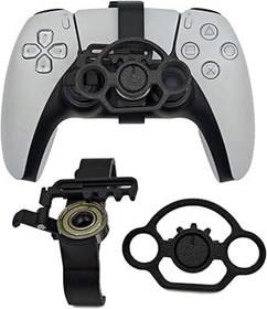 Resim BeisDirect Mini 3D Printing Steering Wheel for PS5 and PS5 Slim Game Controller Auxiliary Replacement Accessories for Playstation5 Slim Controller 