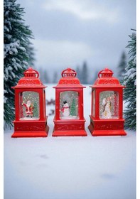 Resim Yılbaşı Temalı Kar Küresi 