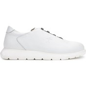 Resim Tamer Tanca Erkek Hakiki Deri Beyaz Sneakers & Spor Ayakkabı 1093 1191 Erk Ayk Y25 Beyaz Antık Beyaz 
