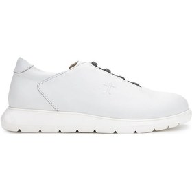 Resim Tamer Tanca Erkek Hakiki Deri Beyaz Sneakers & Spor Ayakkabı 1093 1191 Erk Ayk Y25 Beyaz Antık Beyaz 