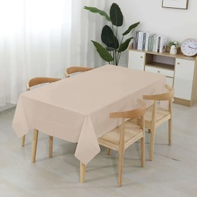 Resim 2 Adet Şık Tek Kullanımlık Masa Örtüleri 137.16x274.32cm - Gelin Duşları, Piknikler, Doğum Günleri & Düğünler İçin Mükemmel - Dayanıklı PEVA Malzeme 