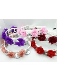 Resim Lazer Çiçekli Tutmalı Plastik Tef Kına Gecesi 4 Adet 