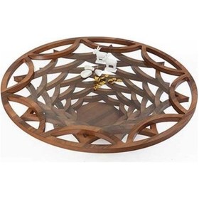 Resim Şekil Orta Sehpa Ceviz 