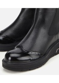 Resim Hotiç Kadın Deri Siyah Streç Dolgu Topuklu Bilekte Chealse Bot 01boh313380a100 01boh313380a100 Siyah 