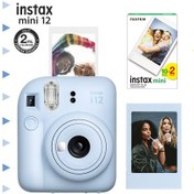 Resim Fujifilm Instax Mini 12 Fotoğraf Makinesi + Çerçeve + 20'li Mini Film Seti Mavi 