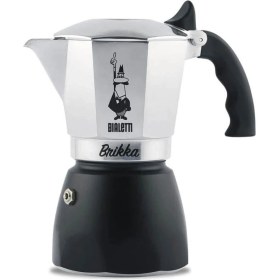 Resim Bialetti Brikka Moka Pot 4 Cup Siyah 