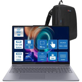 Resim Lenovo Ideapad 5 2-In-1 16AIL10 Intel Core Ultra 7 255H Aı 16GB 1tb SSD 16" Wuxga IPS 300NITS Intel® Arc™ 140T WIN11PRO Dokunmatik +Digital Pen2 Taşınabilir Bil 83KS002ATRP03+ZETTAÇANTA 
