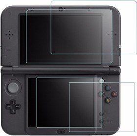 Resim AFUNTA Nintendo 3DS XL, için ekran koruması, 4 adet sertleştirilmiş cam, üst ekran için ve alt ekran için HD Clear Crystal PET film, 3DS XL film aksesuarı 