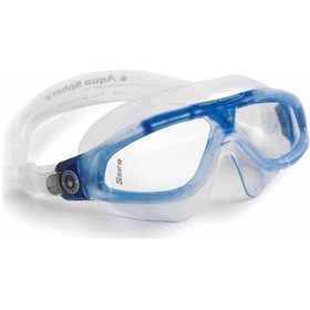 Resim Aqua Sphere Seal Xp Kristal K.Mavi - Şeffaf Lensli Yüzücü Gözlüğü Beyaz 