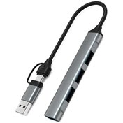 Resim 4in1 Usb-A Ve Type-C To Usb-A 3.01 Çoklayıcı Hub Adaptör Winex