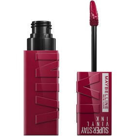 Resim Maybelline super stay vinyl ink uzun süre kalıcı likit parlak ruj 30 unrivaled 