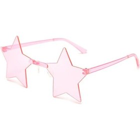 Resim Klassnum Pentagram Yıldız Şekilli Disko Gözlük - Cosplay Ve Moda Aksesuarı Gül Kırmızıother51 Beyaz 