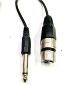 Resim YKA Xlr Dişi - 6.3mm Mono Erkek Çevirici Kablo 