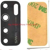 Resim Tecno Uyumlu Spark 5 Pro Arka Kamera Camı Lensi (Çıtasız Sade Cam) 