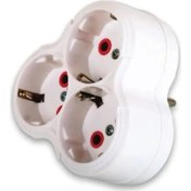 Resim Üçlü Topraklı Fişli Priz, Güçlü ve Güvenli Elektrik Bağlantısı 