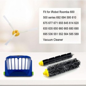 Resim İrobot Roomba 600 Serisi Uyumlu 5 Parça Set 